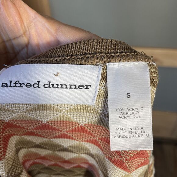 Alfred Dunner Women Knit Boho Top Blouse Shirt Size Small Scales Design - Picture 6 of 6